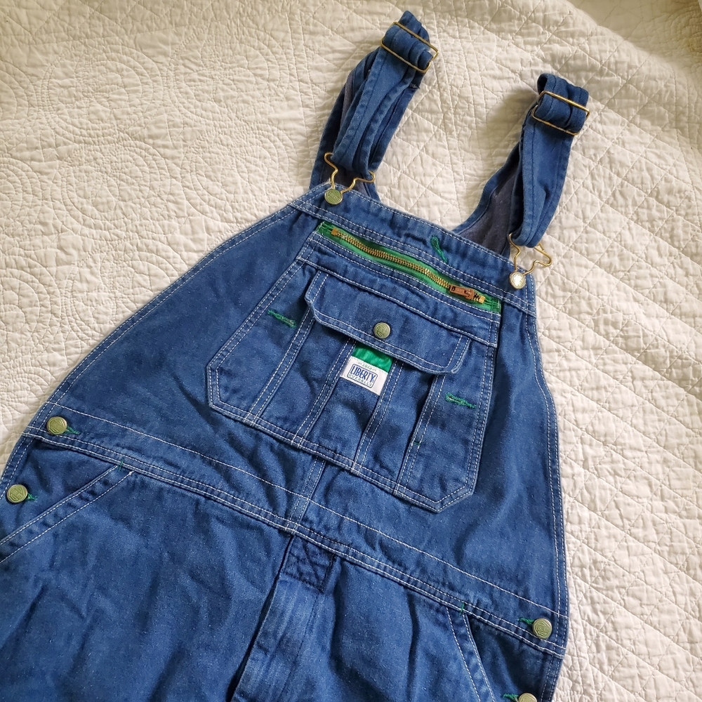 Vintage Liberty denim overalls 36 × 30